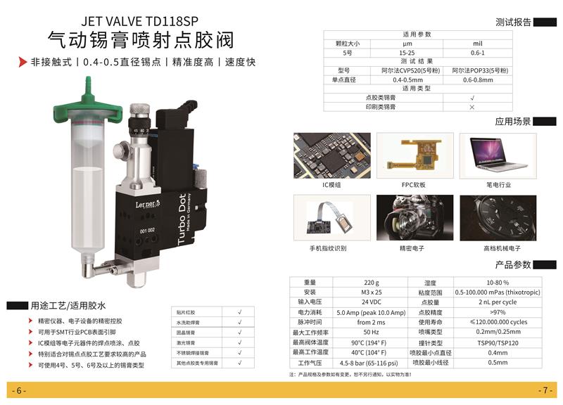 精密噴射點膠閥